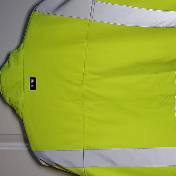 ULINE MENS 3XL CLASS 3 REFLECTIVE HI-VIS SOFT SHELL JACKET - Picture 12 of 16